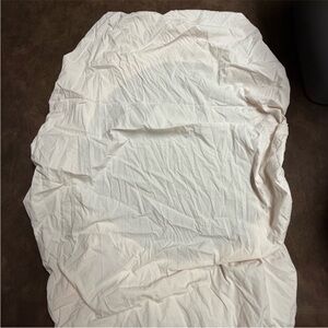 Restoration Hardware Soft Pink Fitted Crib Sheet